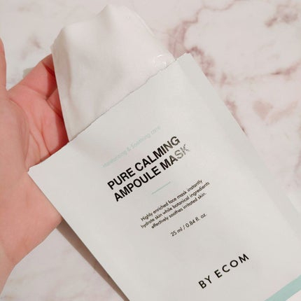 ピュアカーミングアンプルマスク/BY ECOM/シートマスク・パックを使ったクチコミ(2枚目)