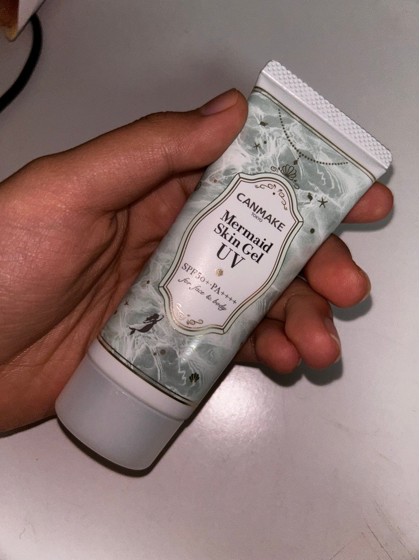 マーメイドスキンジェルUV/キャンメイク/日焼け止めジェルを使ったクチコミ(1枚目)