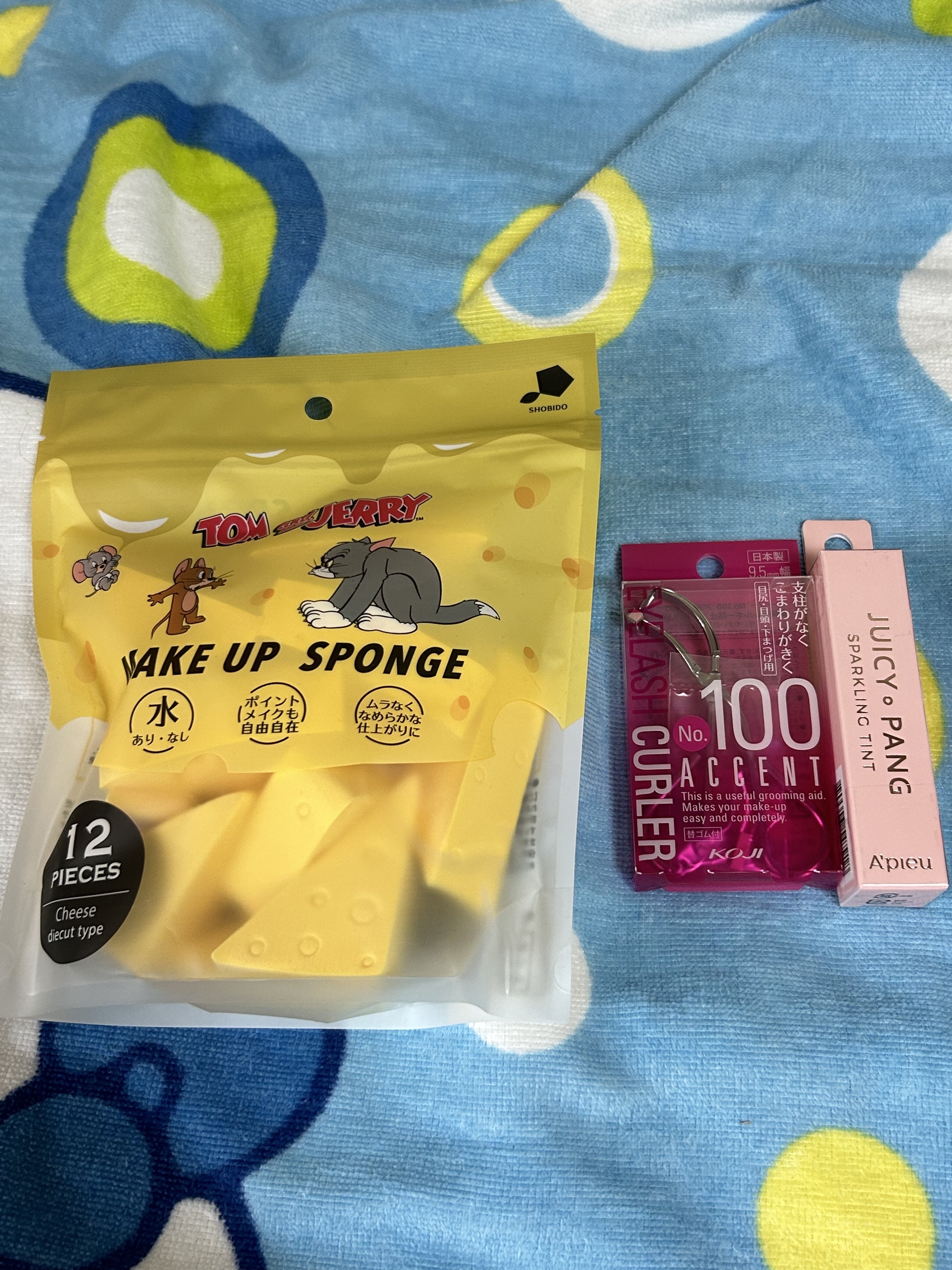 ダイカットスポンジ12P/トムとジェリー/パフ・スポンジを使ったクチコミ（1枚目）