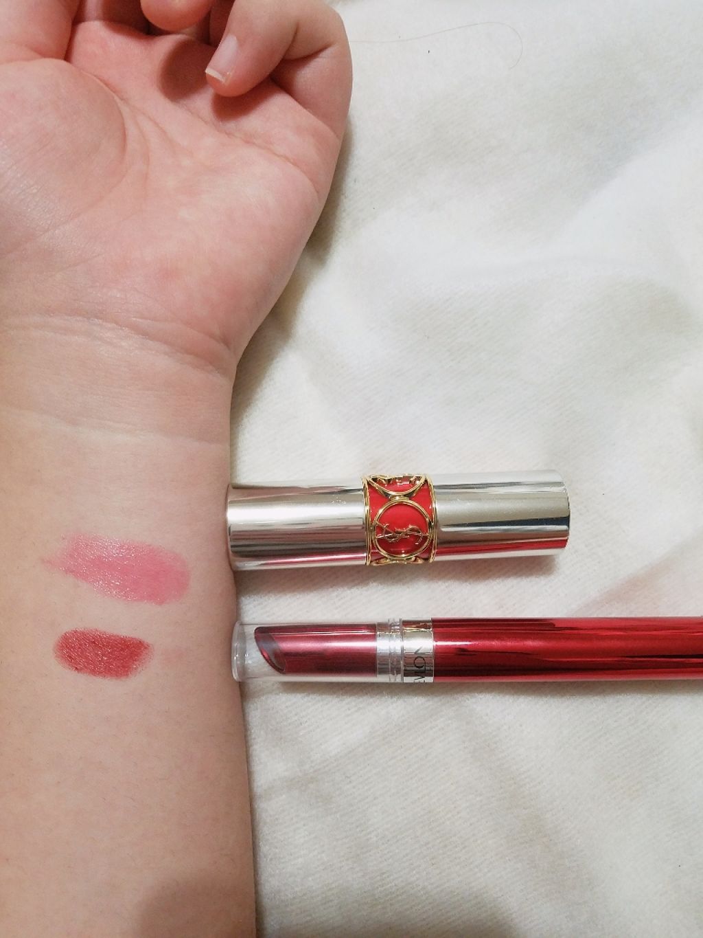 ヴォリュプテ ティントインバーム/YVES SAINT LAURENT BEAUTE/口紅を使ったクチコミ(2枚目)