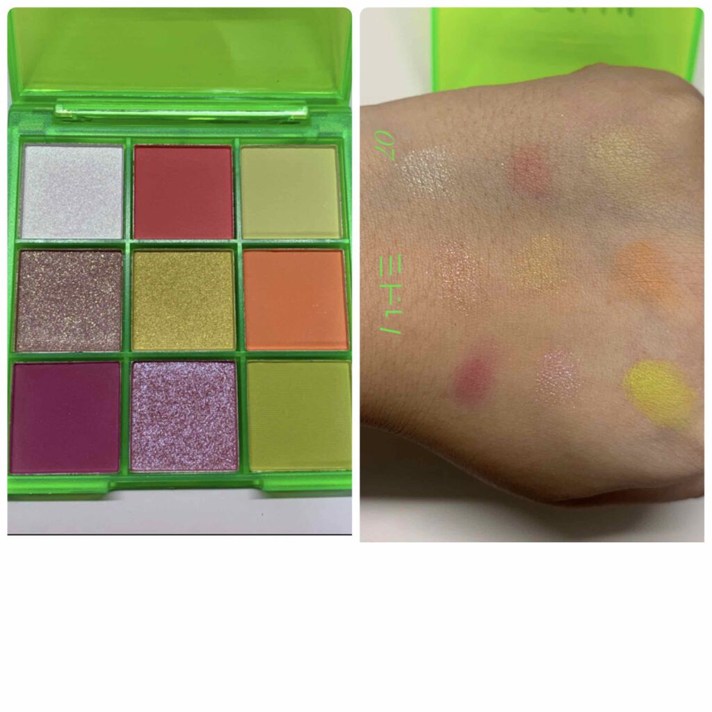 UR GLAM BLOOMING EYE COLOR PALETTE/U R GLAM/アイシャドウパレットを使ったクチコミ(4枚目)