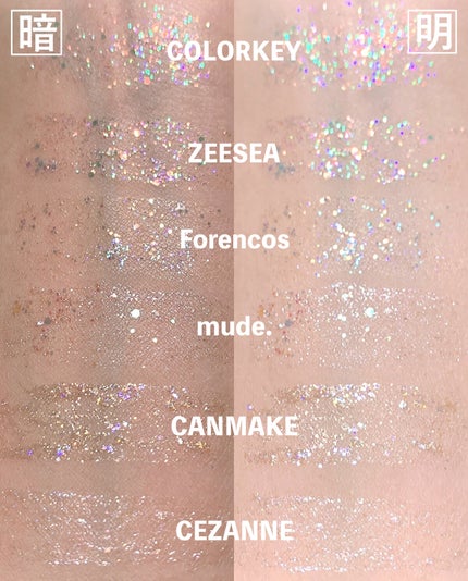 ダイヤモンドシリーズ 星空リキッドアイシャドウ/ZEESEA/リキッドアイシャドウを使ったクチコミ(9枚目)