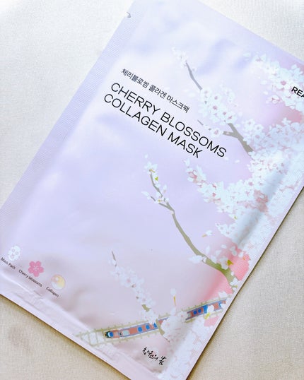 チェリーブロッサム コラーゲンマスク/REACNF/シートマスク・パックを使ったクチコミ(2枚目)