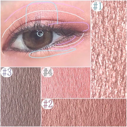 シルキースフレアイズ(マットタイプ)/キャンメイク/アイシャドウパレットを使ったクチコミ(6枚目)