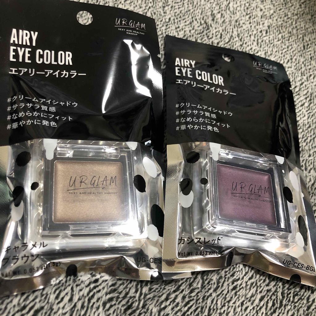 UR GLAM　AIRY EYE COLOR/U R GLAM/ジェル・クリームアイシャドウを使ったクチコミ（1枚目）