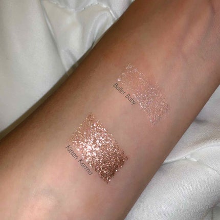 グリッター&グロウ リキッドアイシャドウ/stila/グリッターを使ったクチコミ(2枚目)