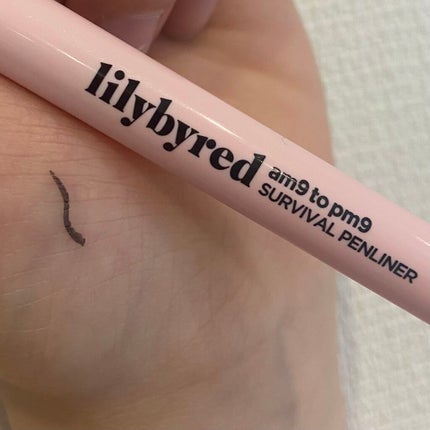 ナイントゥナインサバイバルペンライナー/lilybyred/リキッドアイライナーを使ったクチコミ(3枚目)