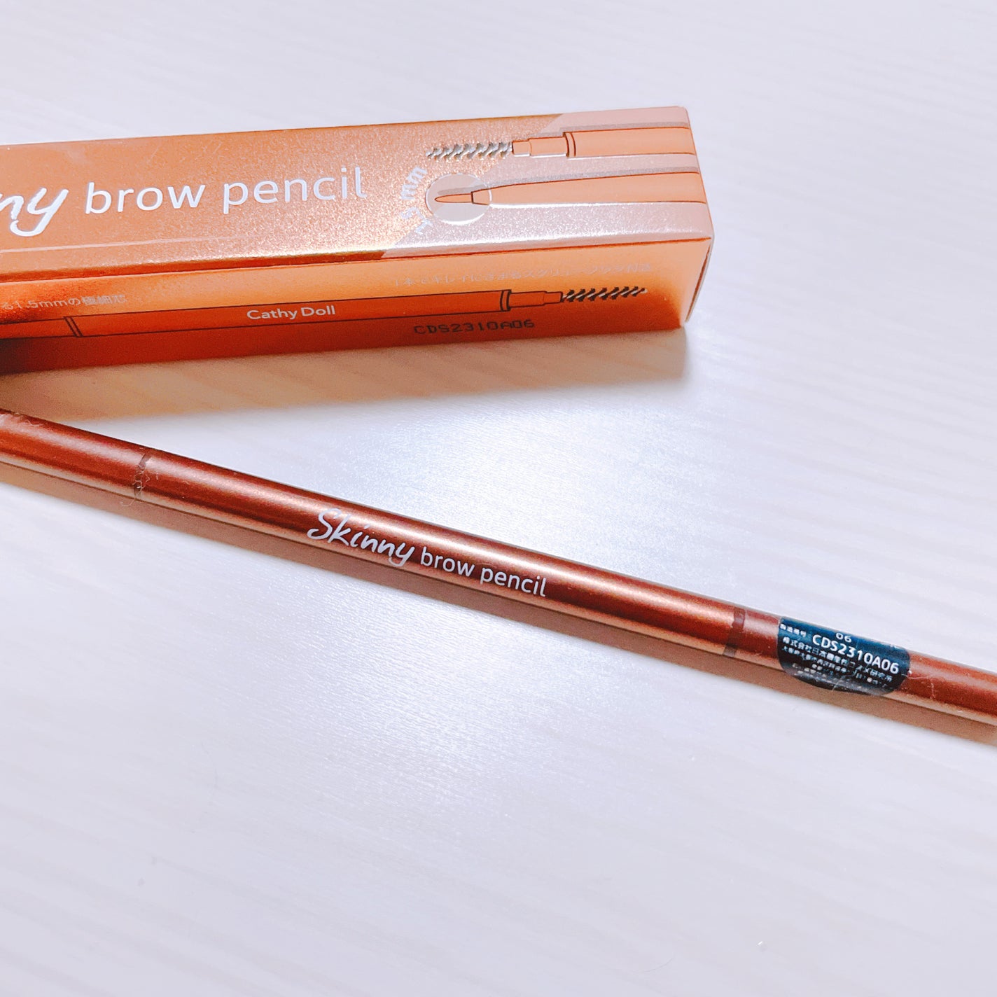 スキニーブロウペンシル/CathyDoll/アイブロウペンシルを使ったクチコミ(2枚目)