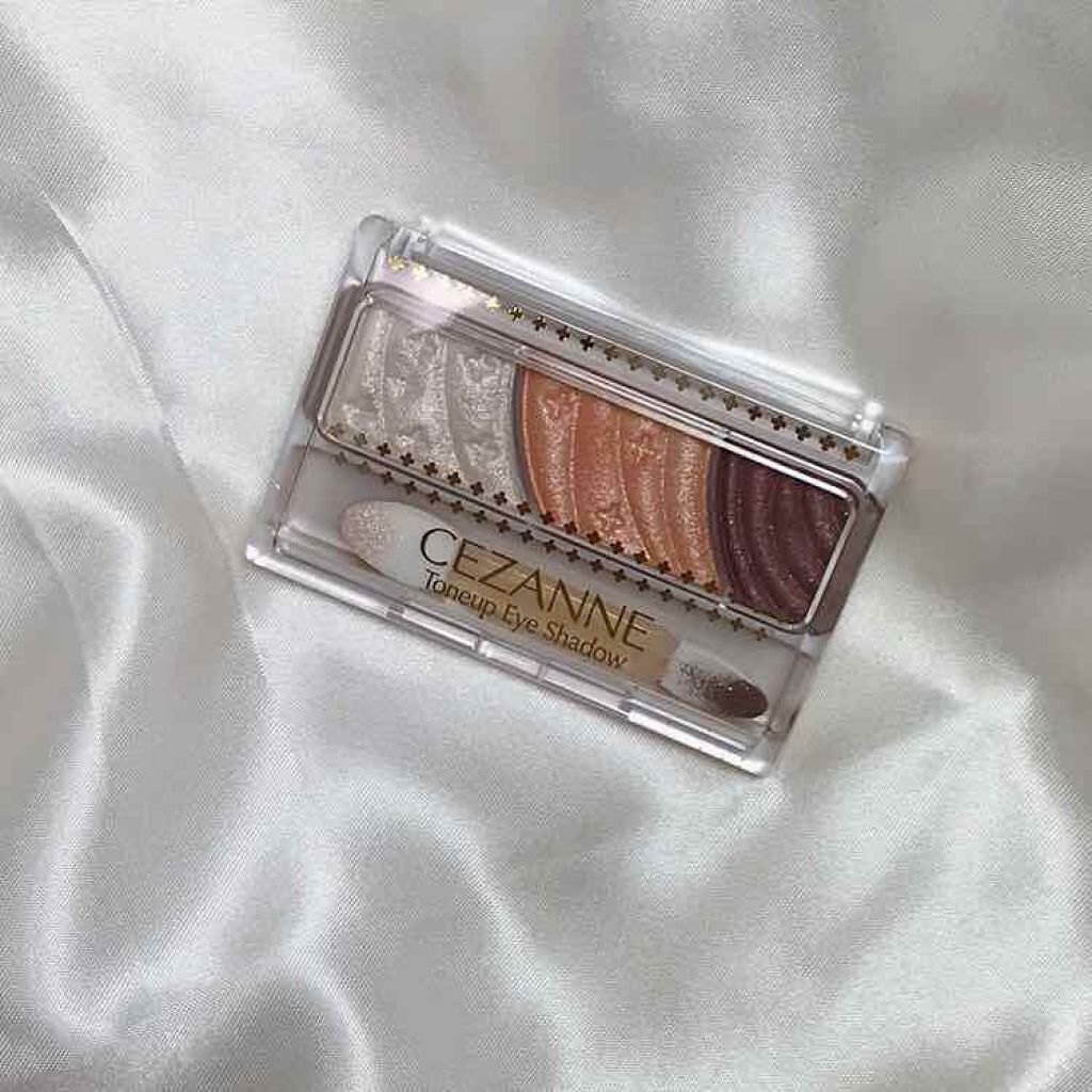 トーンアップアイシャドウ/CEZANNE/アイシャドウパレットを使ったクチコミ(1枚目)