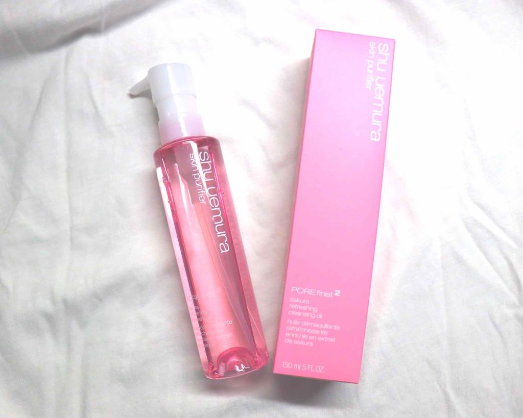 フレッシュ クリア サクラ クレンジング オイル/shu uemura/オイルクレンジングを使ったクチコミ（1枚目）