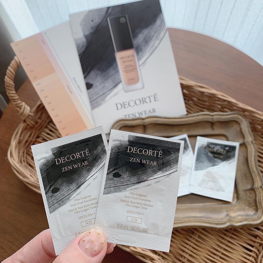 ゼン ウェア フルイド/DECORTÉ/リキッドファンデーションを使ったクチコミ(7枚目)