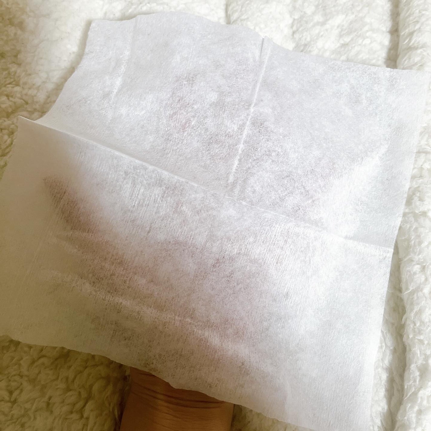 3WAY使い捨てタオル/コットン・ラボ/コットンを使ったクチコミ(3枚目)