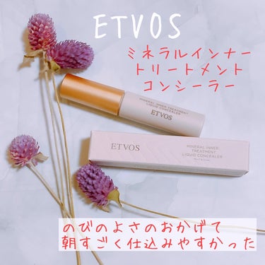 ETVOS ミネラルインナートリートメント
リキッドコンシーラー

つかってみたので報告！
これ、今年の9月に出た新作です。
私が使ってるのはナチュラルベージュ、他にライトベージュとオレンジベージュの３