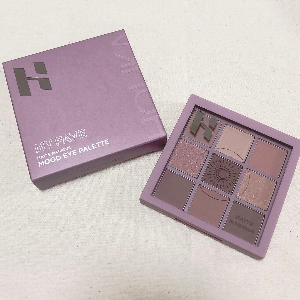 マイフェイブムードアイパレット 9カラー/HOLIKA HOLIKA/アイシャドウパレットを使ったクチコミ(1枚目)