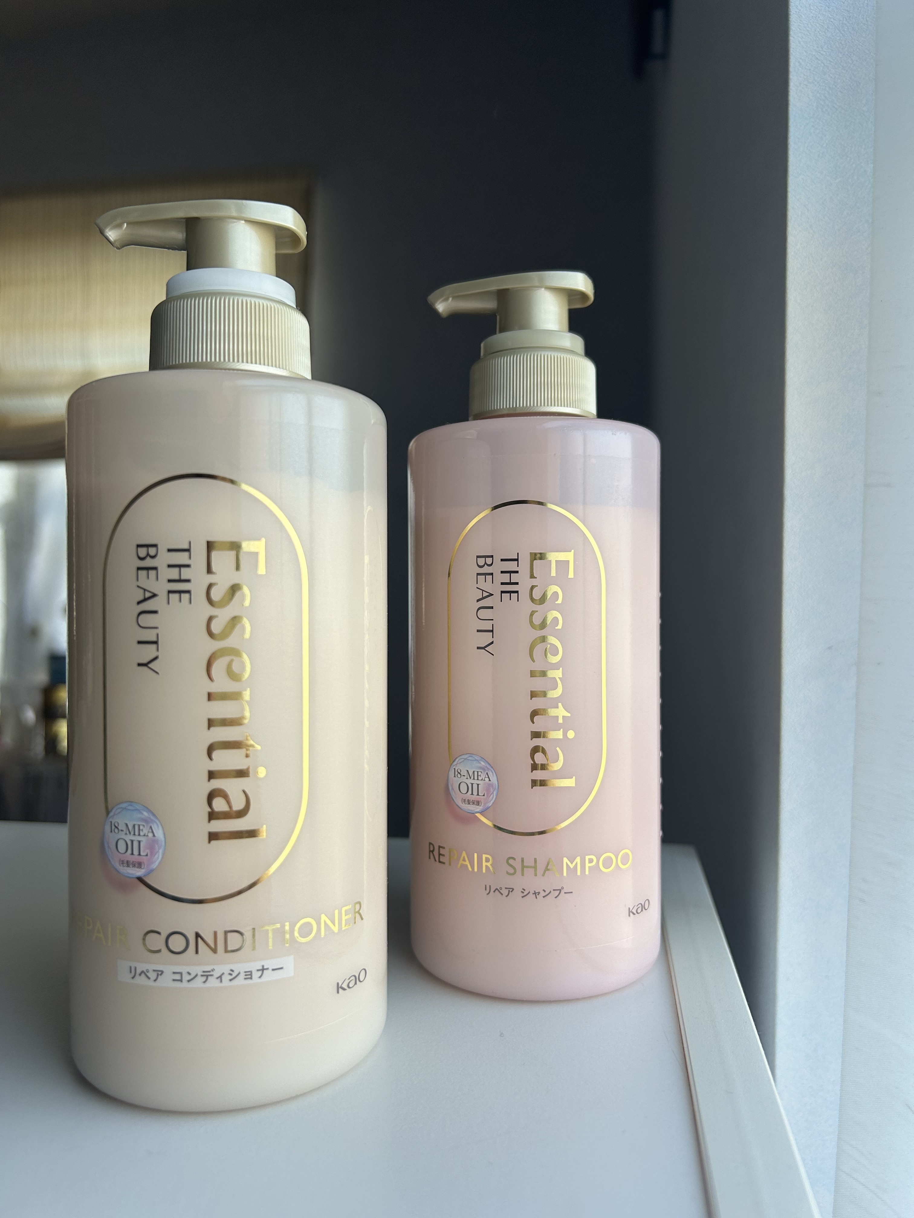 ザビューティ リペアシャンプー・コンディショナー/エッセンシャル/市販シャンプーを使ったクチコミ（1枚目）