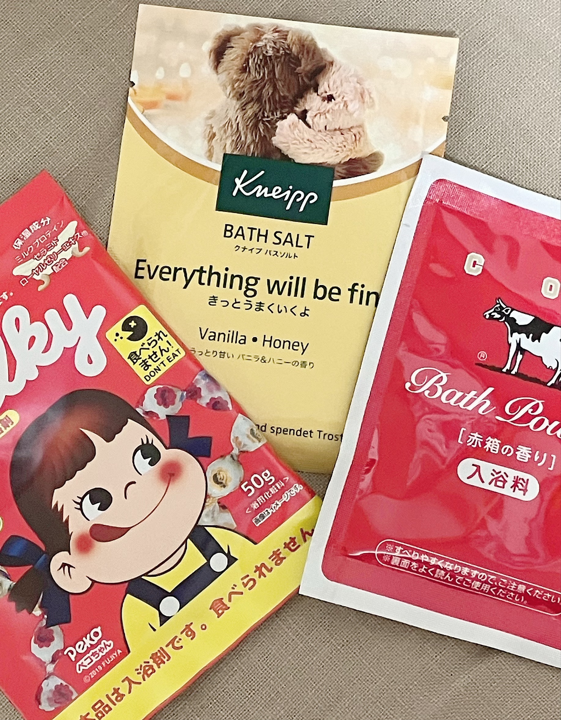 ミルキー入浴剤 ペコちゃん バニラミルクの香り/紀陽除虫菊/保湿系入浴剤を使ったクチコミ（1枚目）