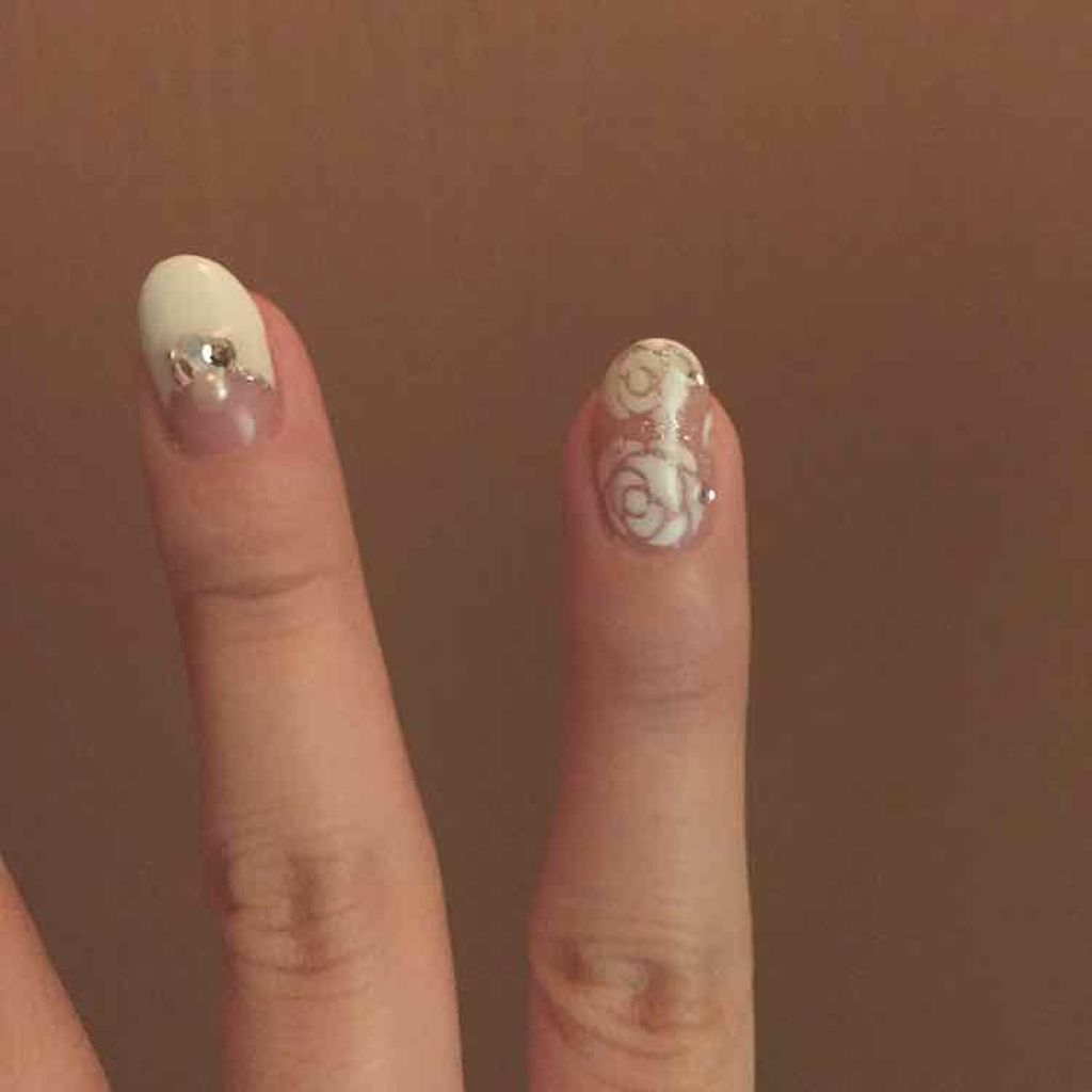 shiny_perfume_rrv on LIPS 「#とっておき手元コーデ結婚式の際にお店で頼んでやってもらいまし..」(2枚目)