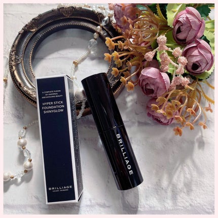 ハイパースティックファンデーション シャイニーグロウ /ブリリアージュ/その他ファンデーションを使ったクチコミ(5枚目)