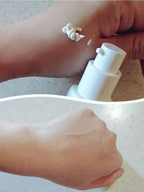 白菊トーンアップクリーム/HANYUL(ハンユル)/フェイスクリームを使ったクチコミ（2枚目）