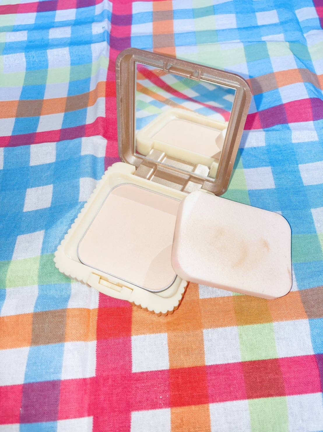 マシュマロフィニッシュファンデーション/キャンメイク/パウダーファンデーションを使ったクチコミ（1枚目）