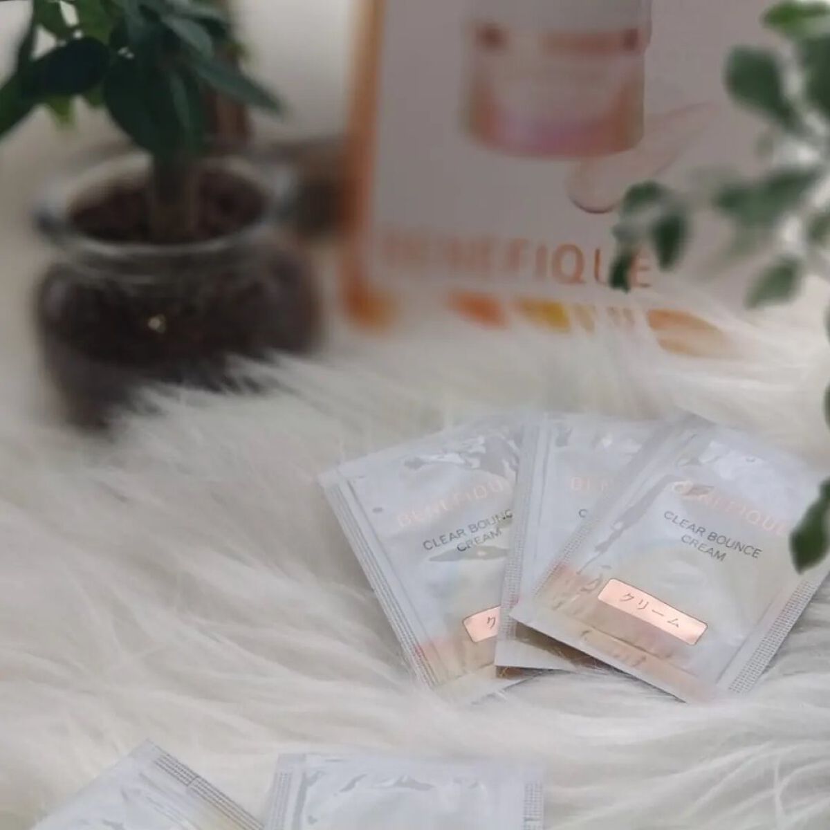 クリアバウンスクリーム /BENEFIQUE/フェイスクリームを使ったクチコミ（2枚目）