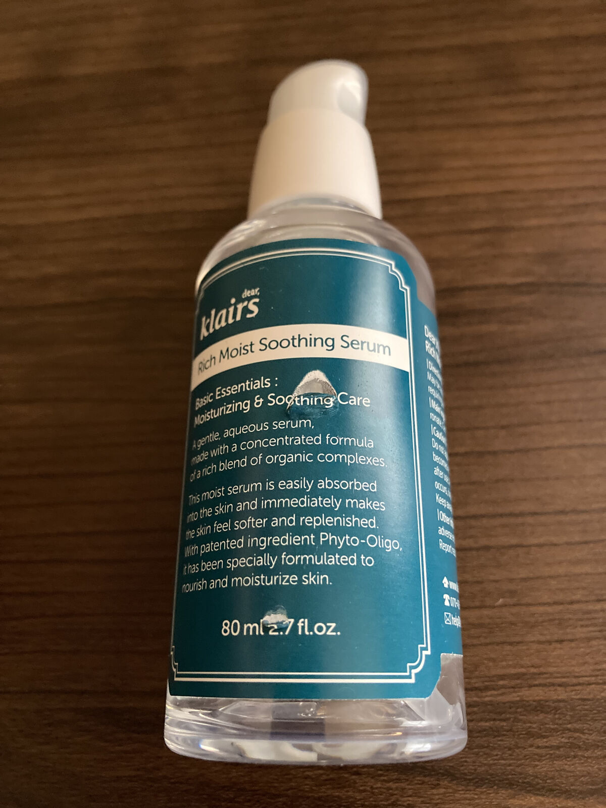 リッチモイストスージングセラム(80ml)/Klairs/美容液を使ったクチコミ（2枚目）