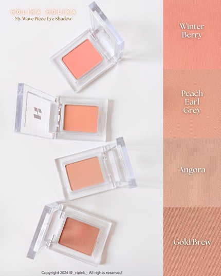 マイフェイブピースアイシャドウ/HOLIKA HOLIKA/単色アイシャドウを使ったクチコミ(4枚目)