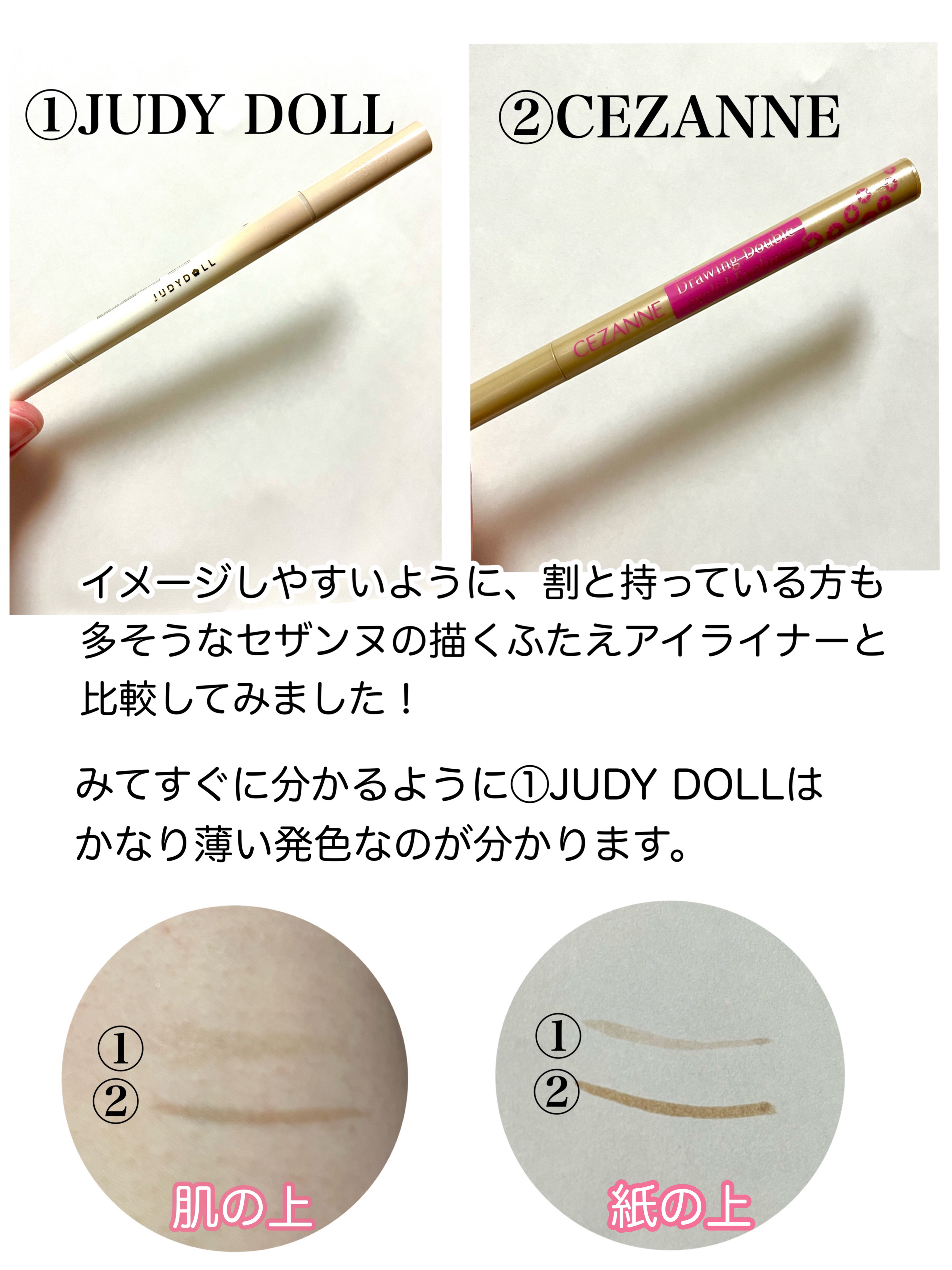 涙袋ツインライナー/JUDYDOLL/ペンシルアイライナーを使ったクチコミ（3枚目）