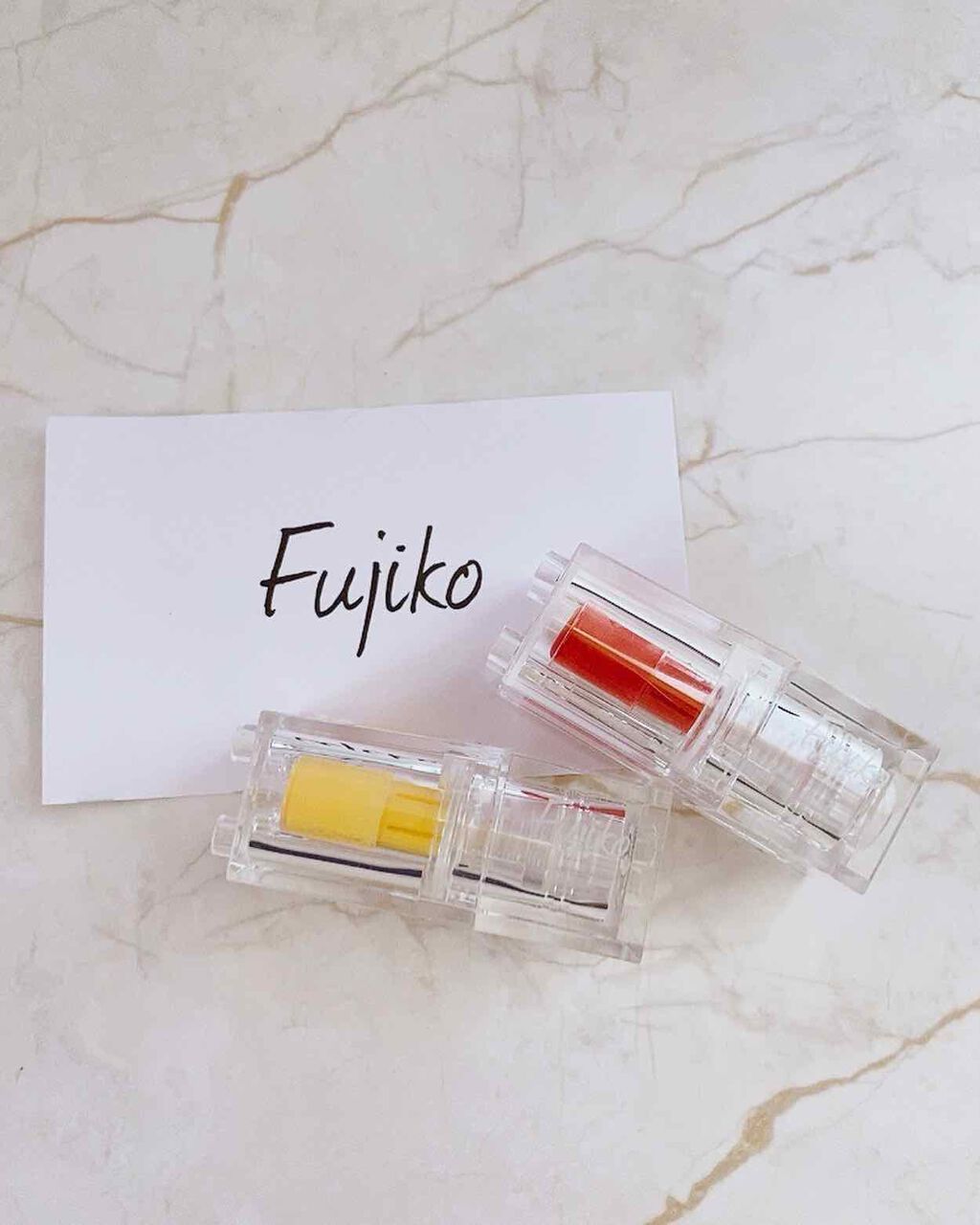 ミニウォータリールージュ/Fujiko/口紅を使ったクチコミ(1枚目)