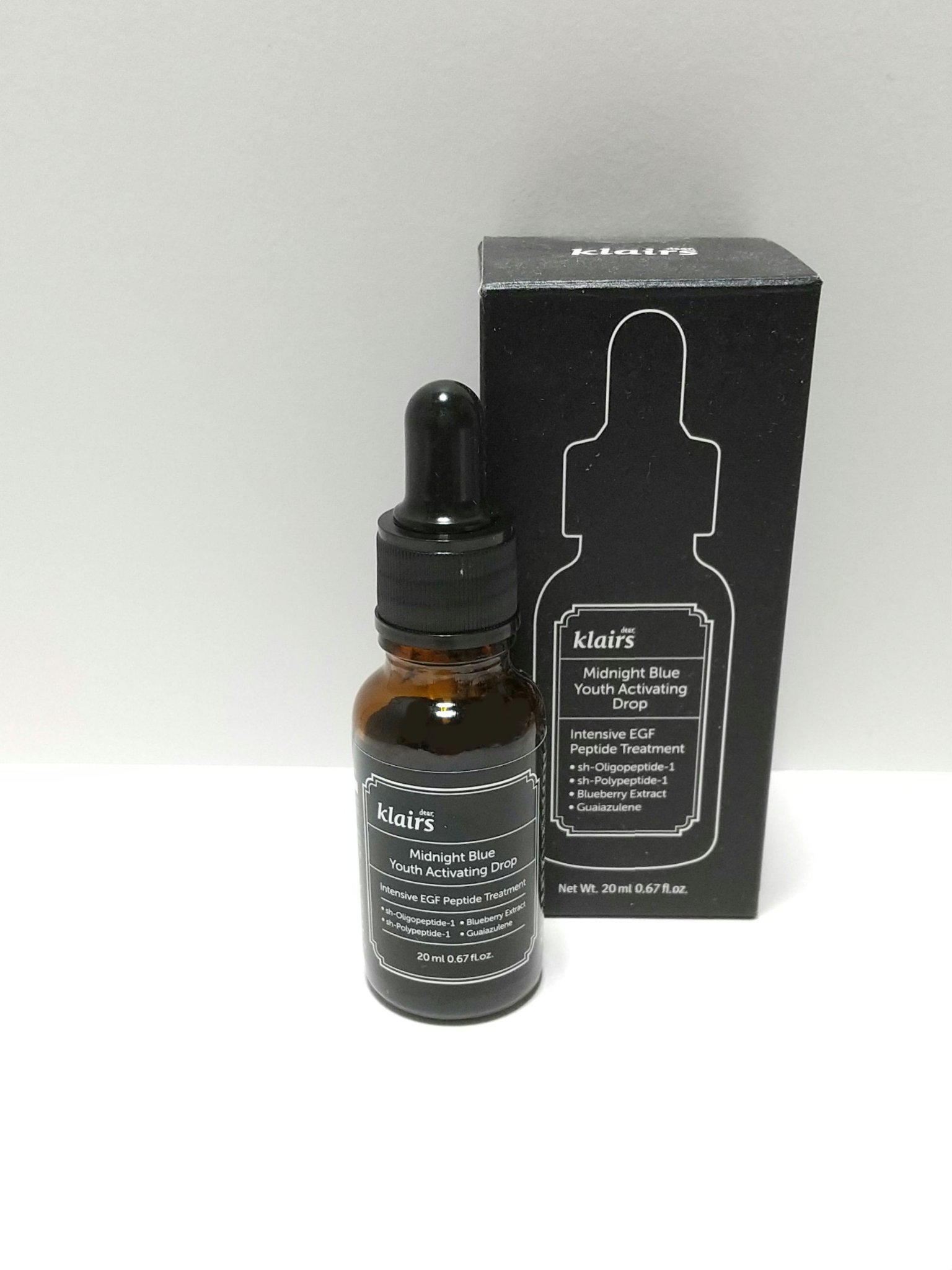 ミッドナイトブルーユースアクティベーティングドロップ(20ml)/Klairs/美容液を使ったクチコミ（1枚目）