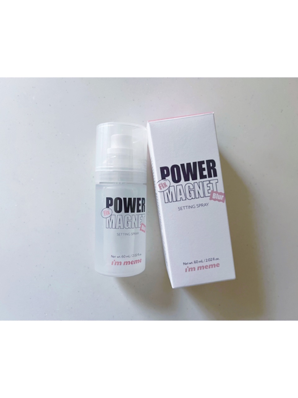 パワーマグネットセッティングスプレー/i’m meme/フィックスミストを使ったクチコミ（1枚目）