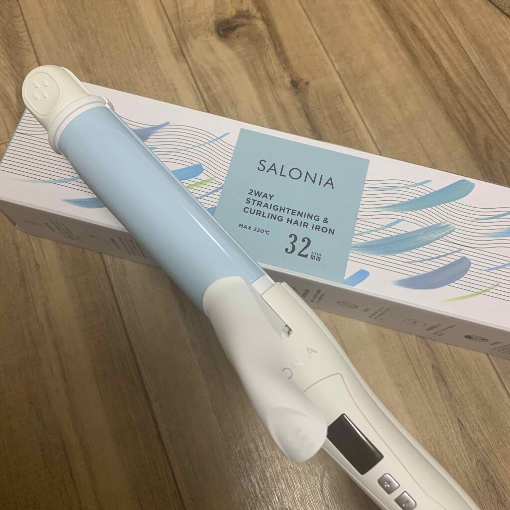 SALONIA 2WAYヘアアイロン/SALONIA/その他ヘアアイロンを使ったクチコミ(3枚目)