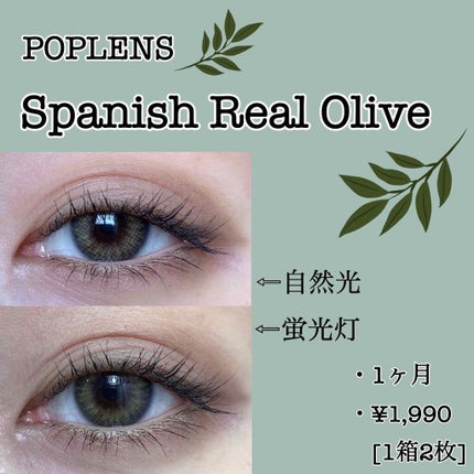 Spanish (スパニッシュ)/OLENS/カラーコンタクトレンズを使ったクチコミ(2枚目)