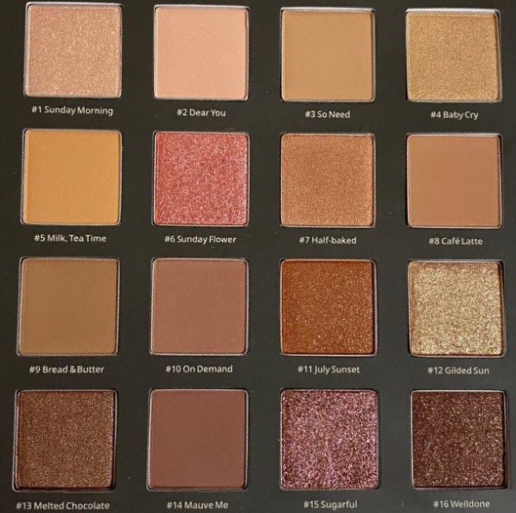 LAZY&COZY SHADOW PALETTE/Dear.own/アイシャドウパレットを使ったクチコミ(2枚目)