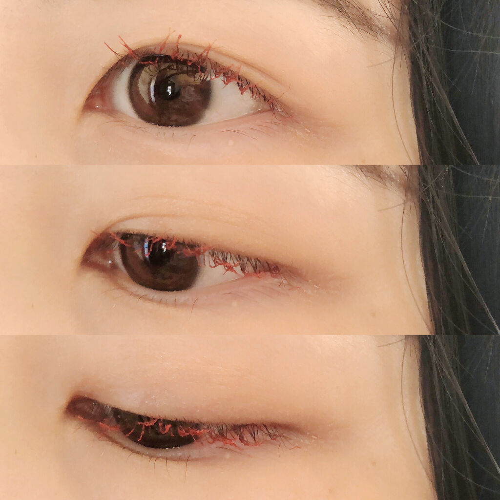 ダイヤモンドシリーズ カラーマスカラ サビ赤/ZEESEA/マスカラを使ったクチコミ（3枚目）