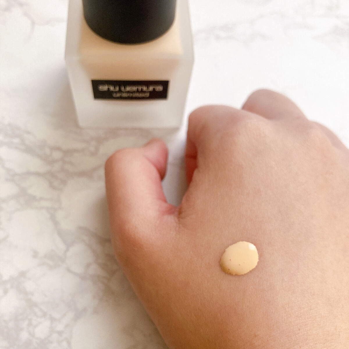 （旧）アンリミテッド ラスティング フルイド/shu uemura/リキッドファンデーションを使ったクチコミ（2枚目）