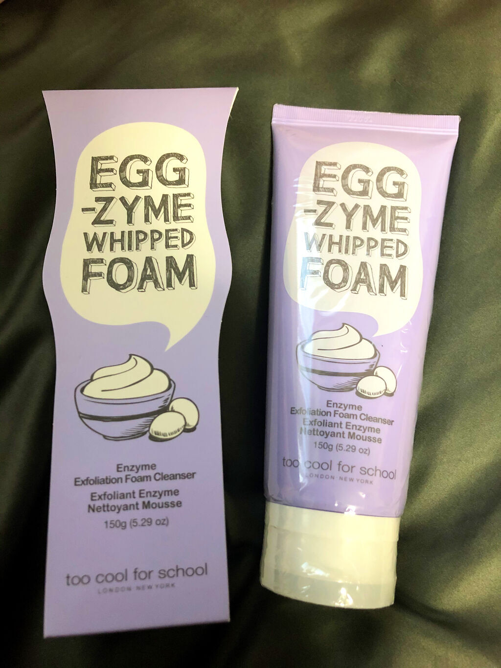 エッグザイム ホイップフォーム/too cool for school/洗顔フォームを使ったクチコミ（1枚目）