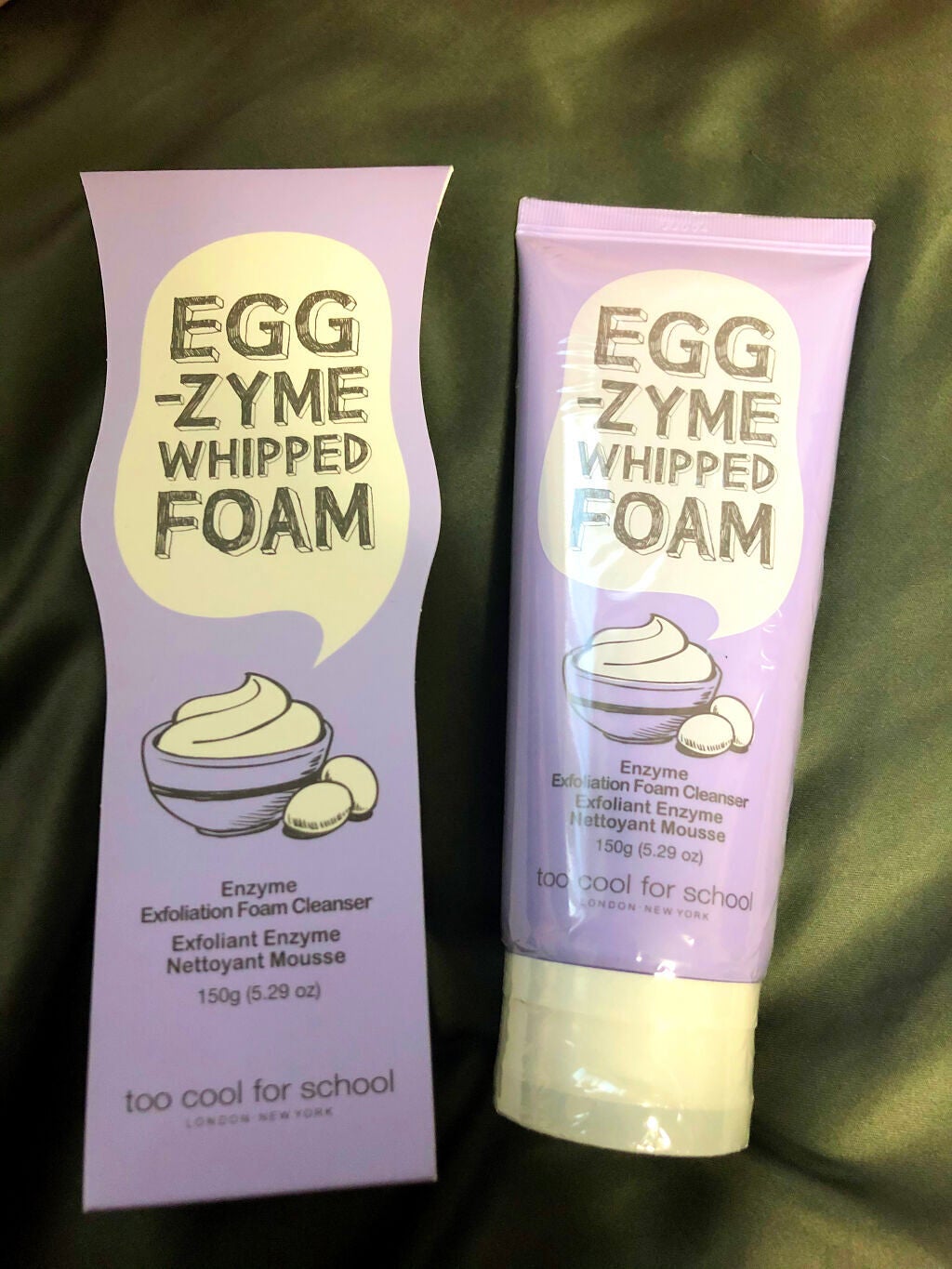 エッグザイム ホイップフォーム/too cool for school/洗顔フォームを使ったクチコミ(1枚目)