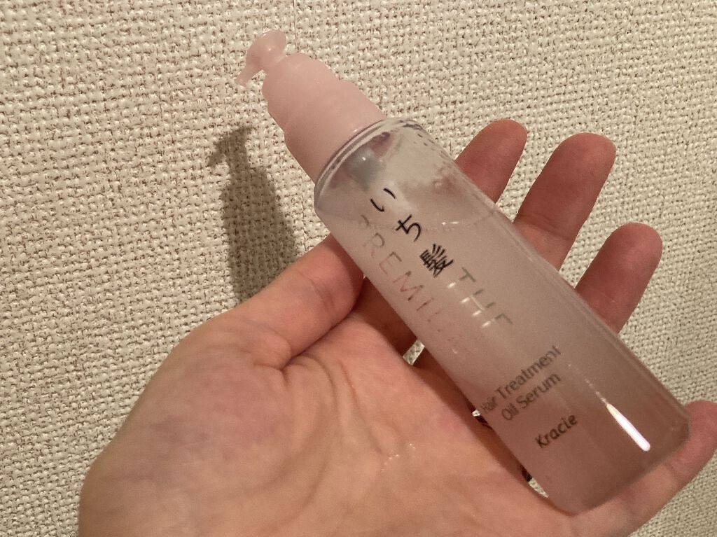 THE PREMIUM ４Xシャインシェイク美容液オイル/いち髪/ヘアオイルを使ったクチコミ（3枚目）