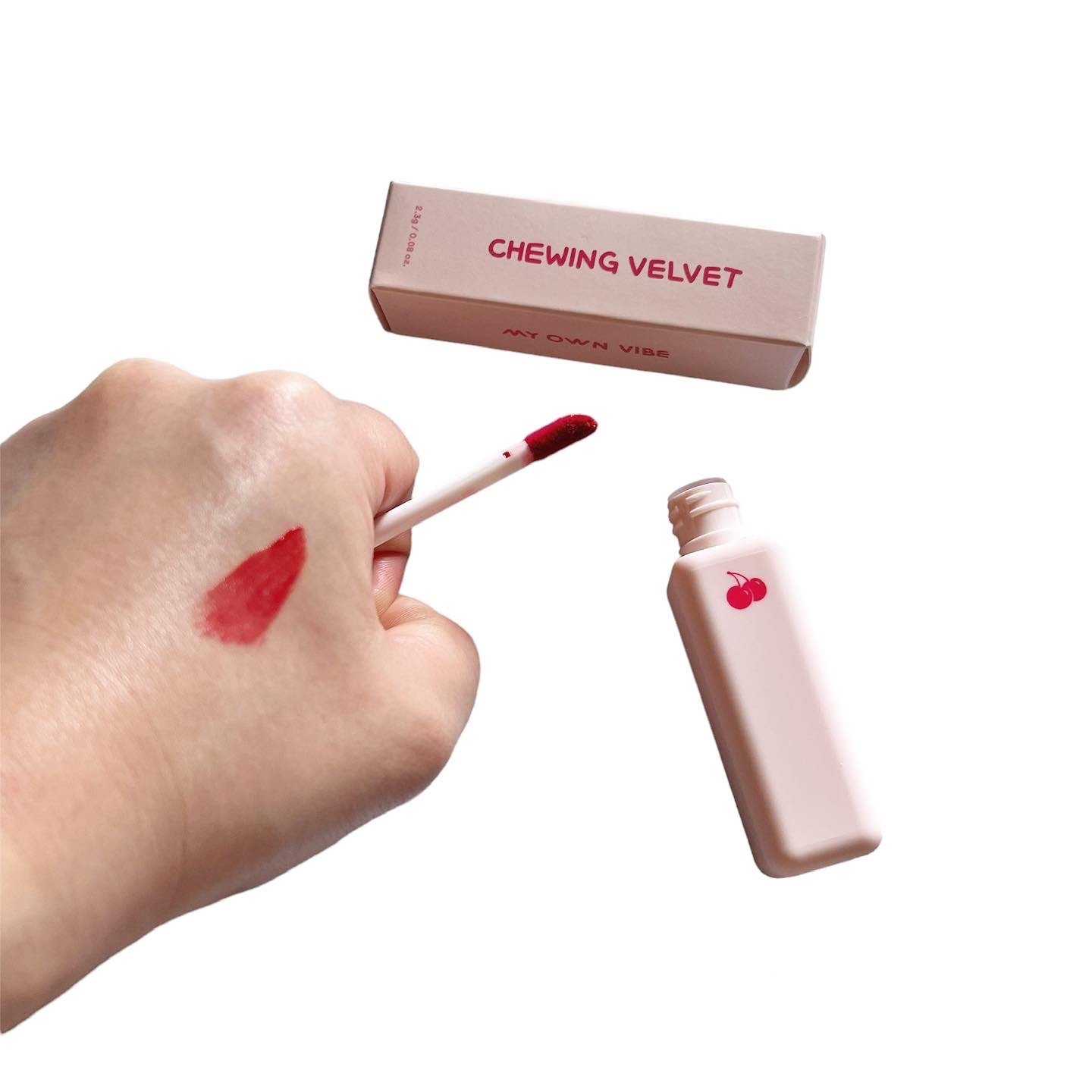 チューインガムベルベットティント 03 MARMALADE PEACH/KIRSH(キルシー)/リップティントを使ったクチコミ（3枚目）