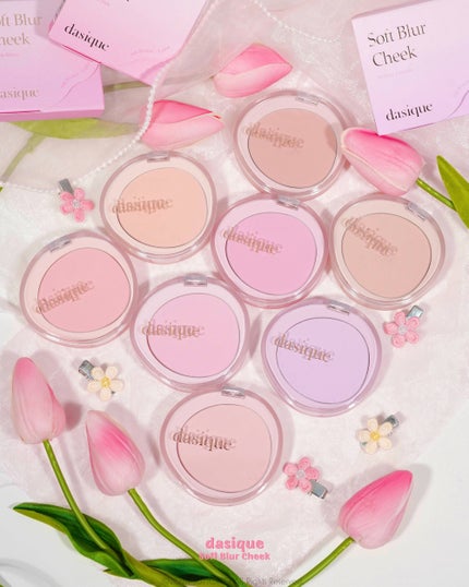 ソフトブラーチーク/dasique/パウダーチークを使ったクチコミ(2枚目)