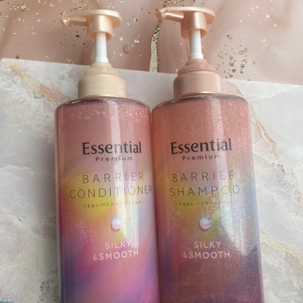 エッセンシャルプレミアム バリアシャンプー・コンディショナー シルキー&スムース/エッセンシャル/市販シャンプーを使ったクチコミ(1枚目)