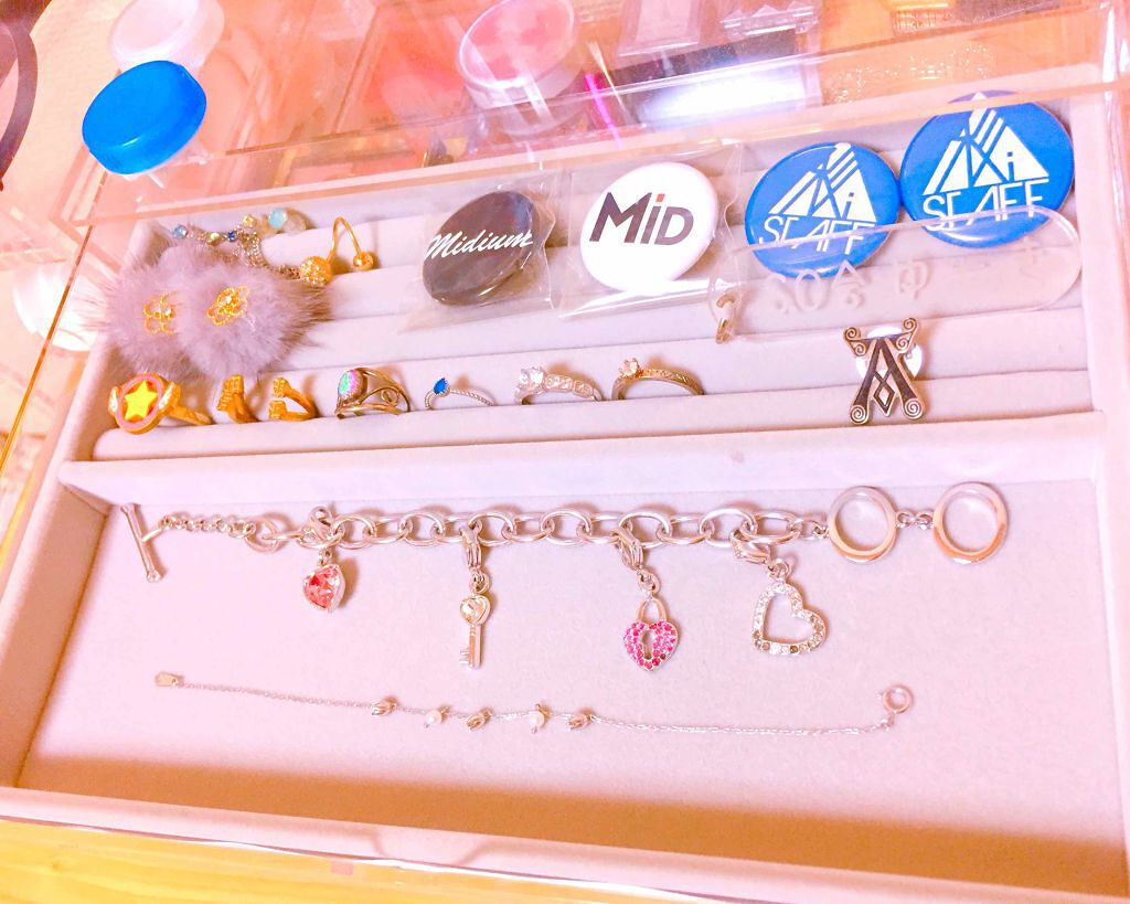 重なるアクリルケース2段引出・大/無印良品/その他化粧小物を使ったクチコミ(1枚目)