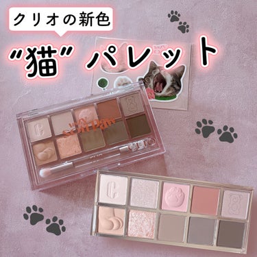 【クリオ/プロアイパレット #20 LAZY SOFT PAW】


クリオからまた新色！


猫の肉球の色をイメージした春らしい柔らかピンク🐾


肉球の刻印があったり可愛い🐾
なぜかテディベアの刻印