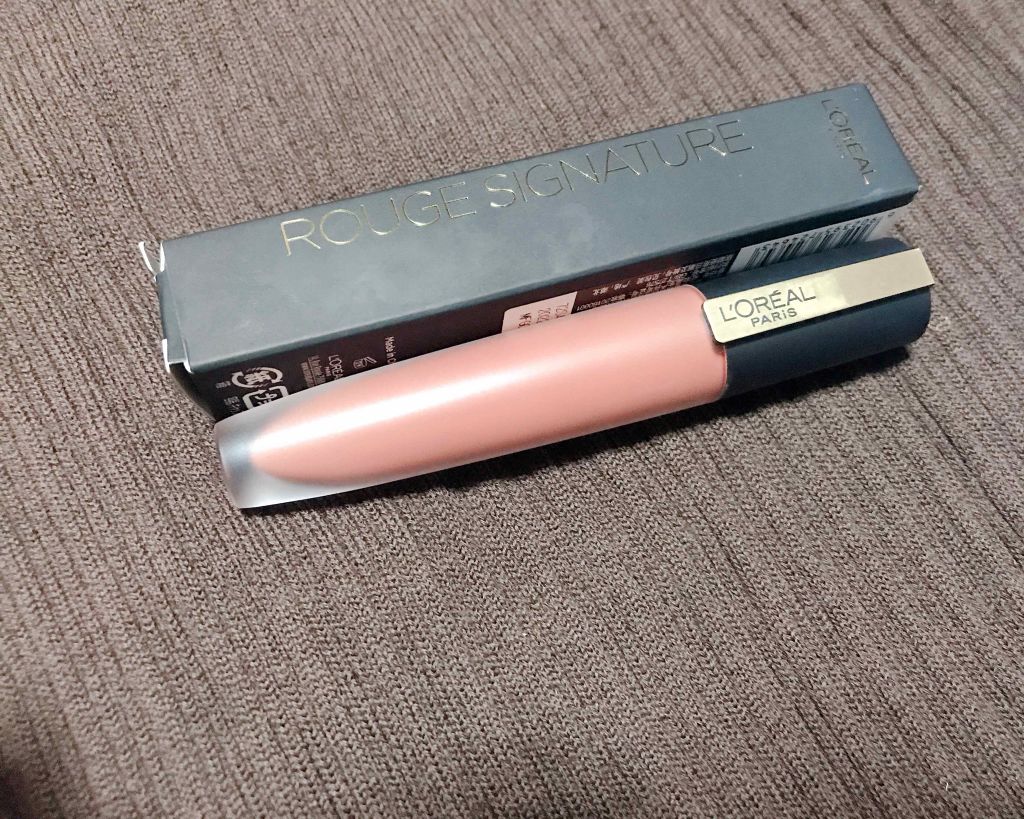 ルージュシグネチャー /ロレアル パリ/リップグロスを使ったクチコミ(1枚目)