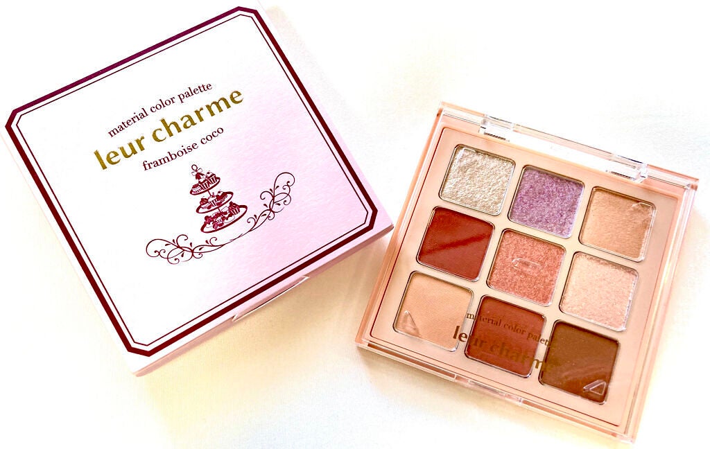 マテリアルカラーパレット/leur charme/アイシャドウパレットを使ったクチコミ(2枚目)