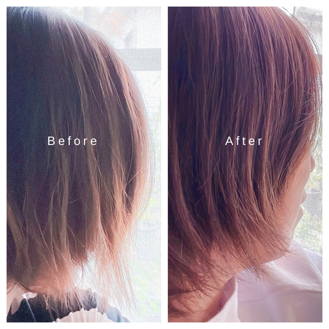 イルーセント ミルキーヘアカラー/サイオス/ヘアカラーを使ったクチコミ（3枚目）