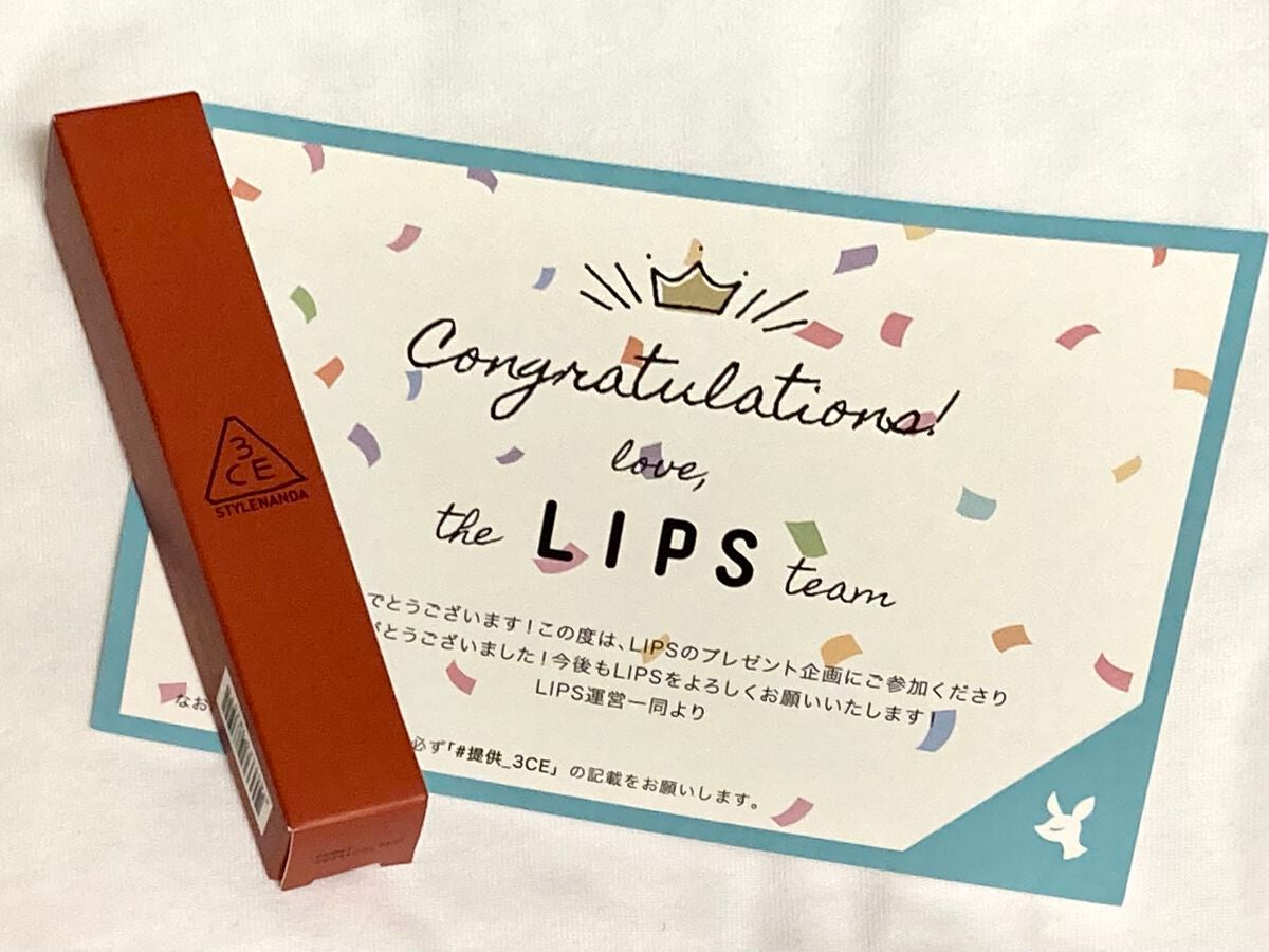 3CE ブラー ウォーターティント/3CE/リップティントを使ったクチコミ(2枚目)