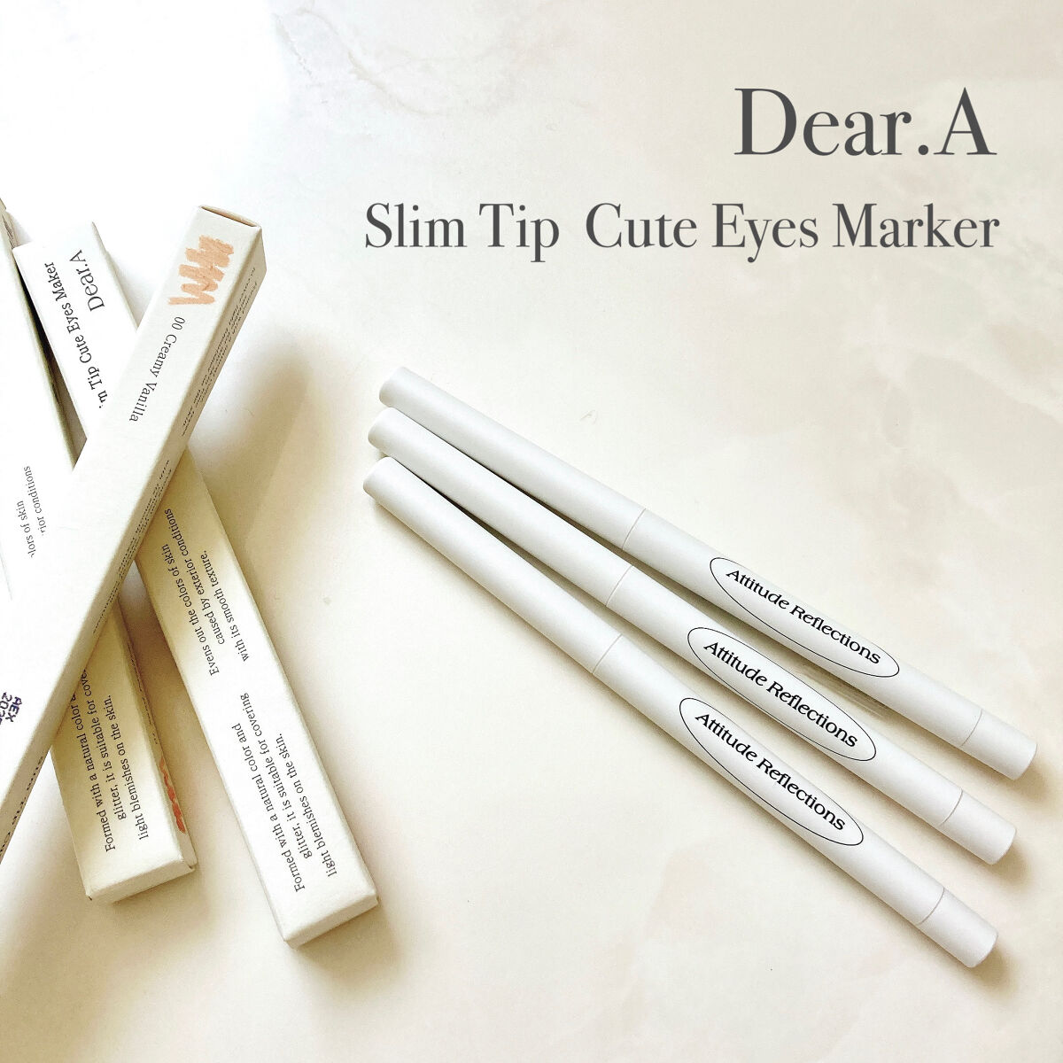  スリムチップキュートアイズメーカー/Dear.A/ペンシルアイライナーを使ったクチコミ（2枚目）