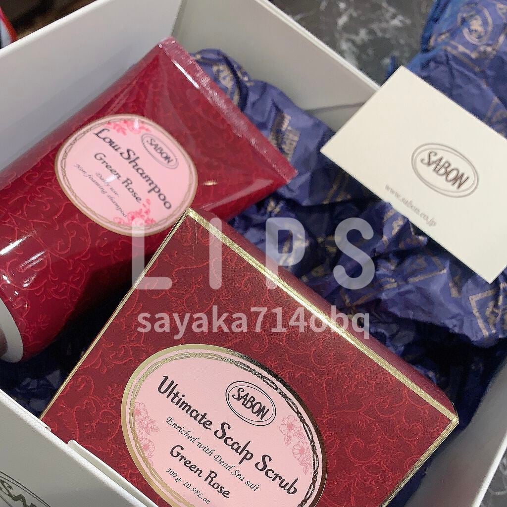 ヘッドスクラブ グリーン・ローズ/SABON/ヘッドスクラブを使ったクチコミ(2枚目)